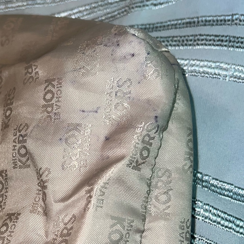 Vintage Michael Kors Hamilton Blue Leather Hobo Bag - Picture 11 of 15